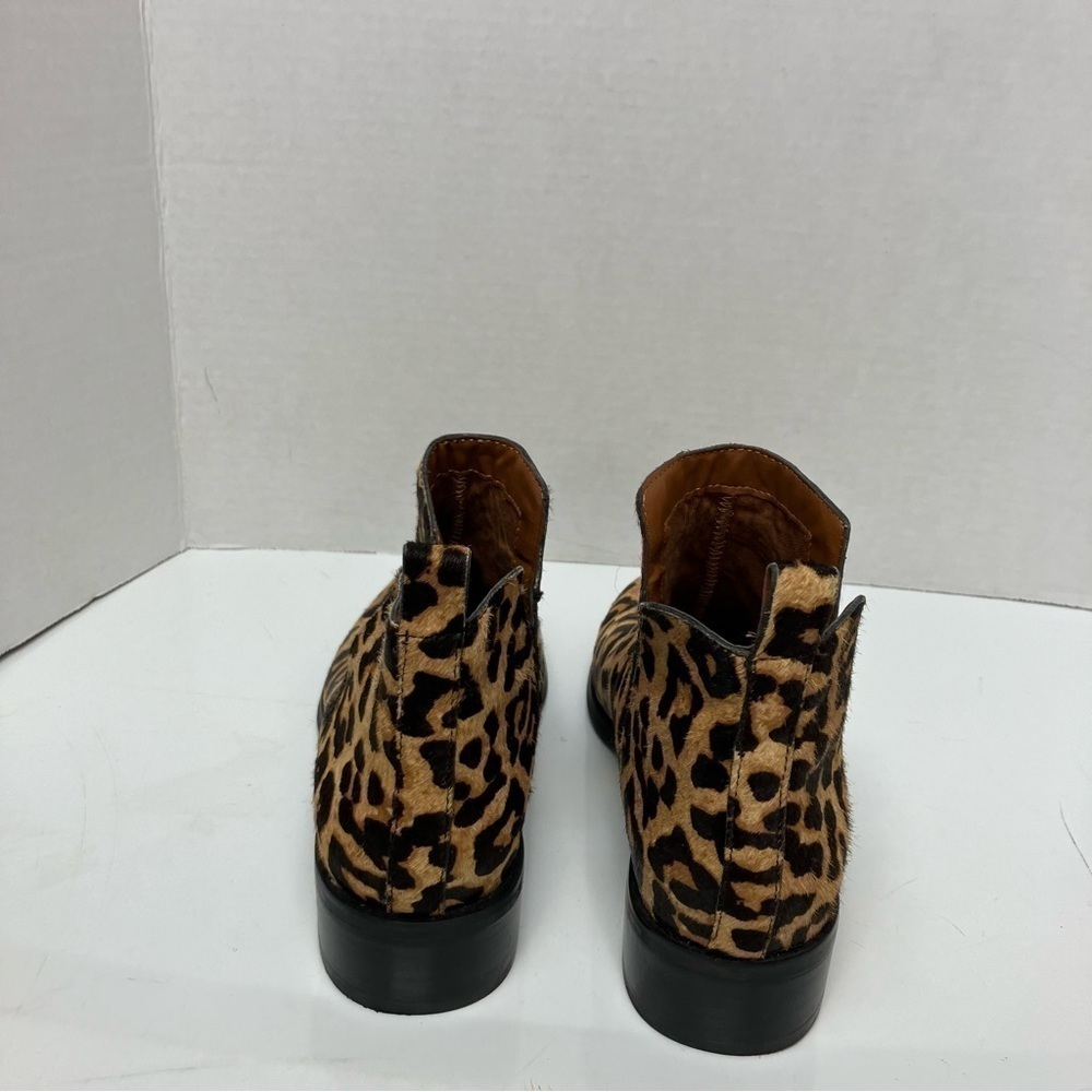 Franco Sarto Cheetah genuine calf leather boots size 7.5 - Picture 2 of 6